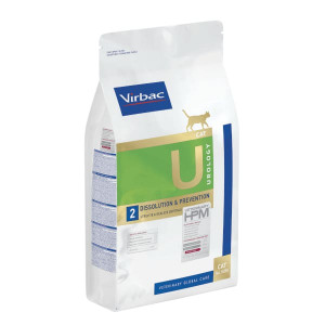 VIRBAC HPM CAT UROLOGY DISSOLUTION PREVENTION 2 sausā kaķu barība 1.5kg